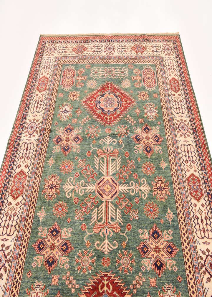 6' 8 x 9' 5 Hand Knotted Kazak Oriental Rug