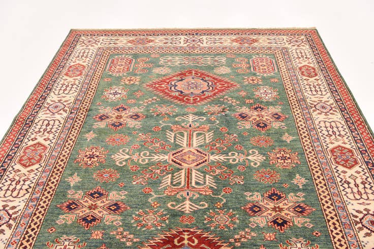 Detail image of 6' 8 x 9' 5 Hand Knotted Kazak Oriental Rug