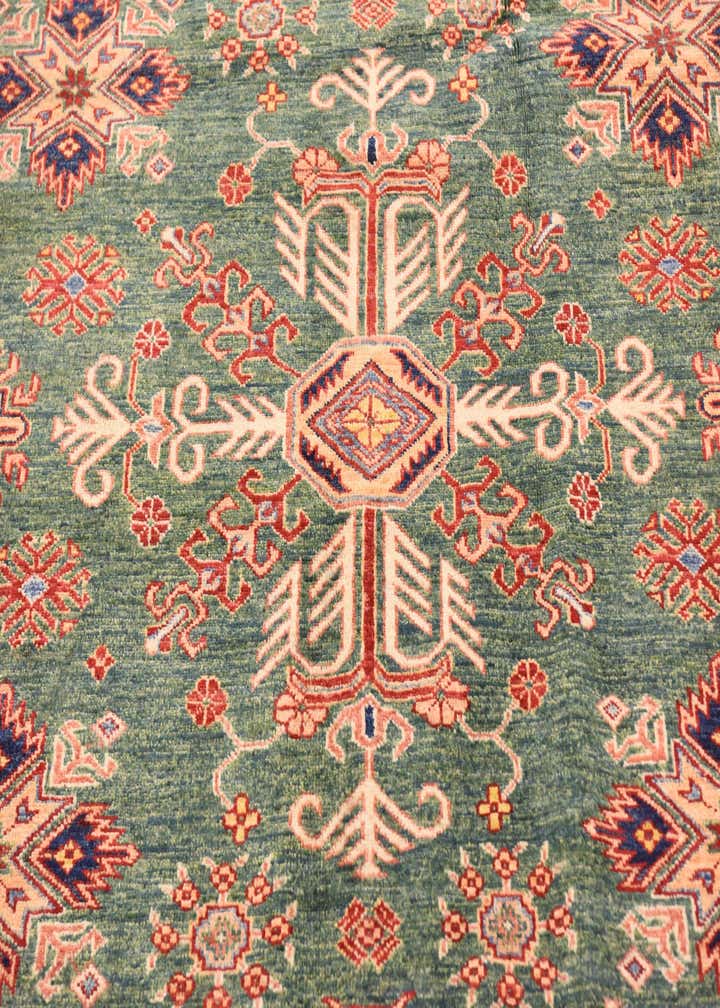 6' 8 x 9' 5 Hand Knotted Kazak Oriental Rug