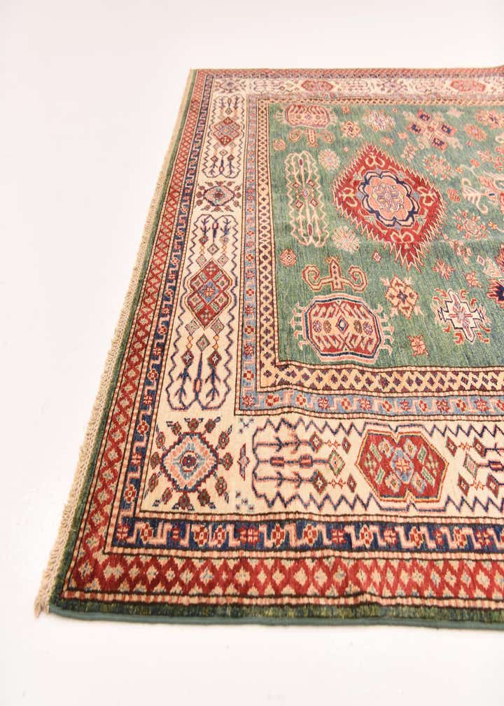 6' 8 x 9' 5 Hand Knotted Kazak Oriental Rug