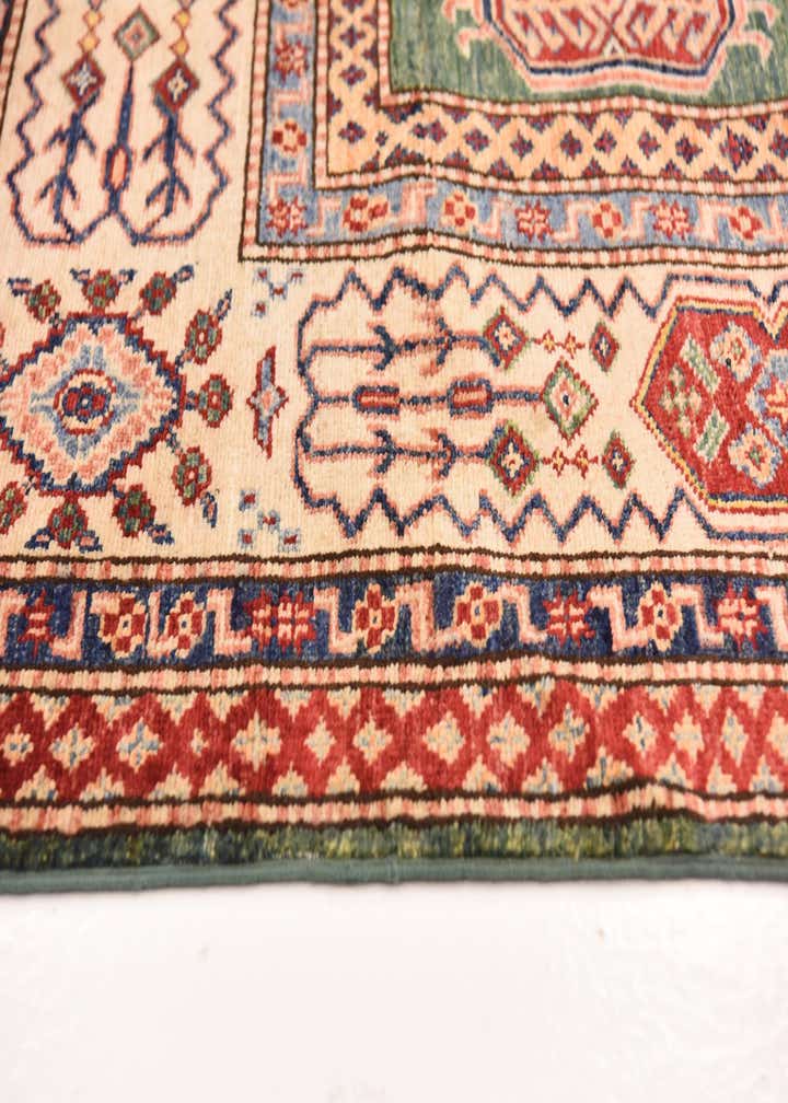 6' 8 x 9' 5 Hand Knotted Kazak Oriental Rug