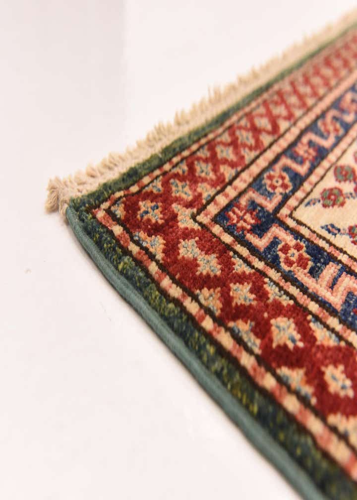 6' 8 x 9' 5 Hand Knotted Kazak Oriental Rug