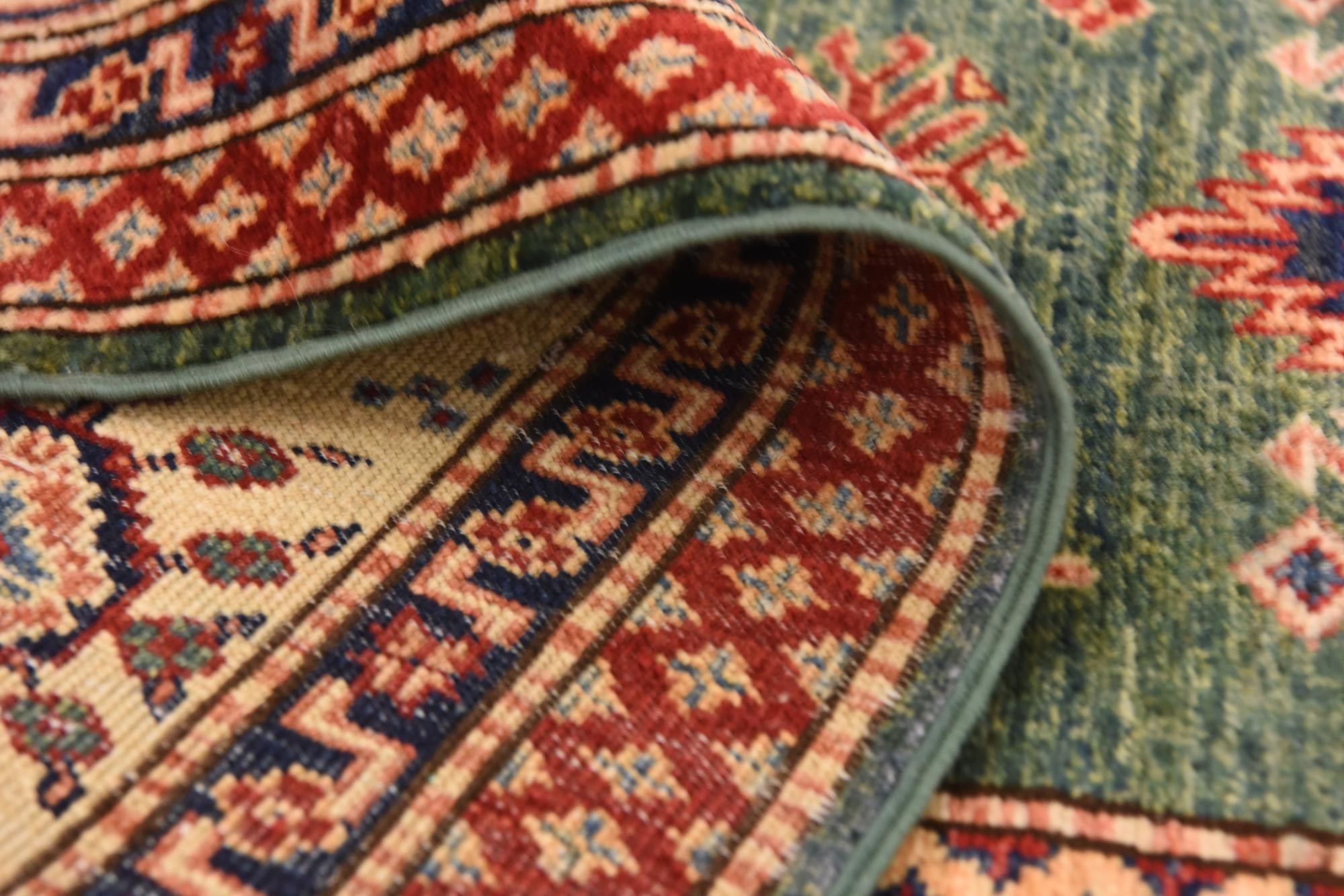 6' 8 x 9' 5 Hand Knotted Kazak Oriental Rug