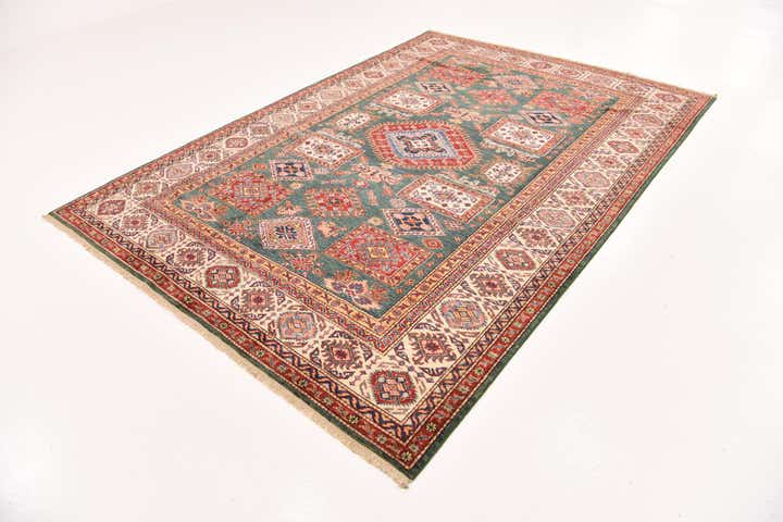 6' 6 x 9' 5 Hand Knotted Kazak Oriental Rug