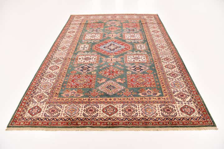 6' 6 x 9' 5 Hand Knotted Kazak Oriental Rug