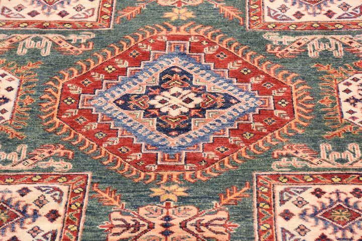 6' 6 x 9' 5 Hand Knotted Kazak Oriental Rug