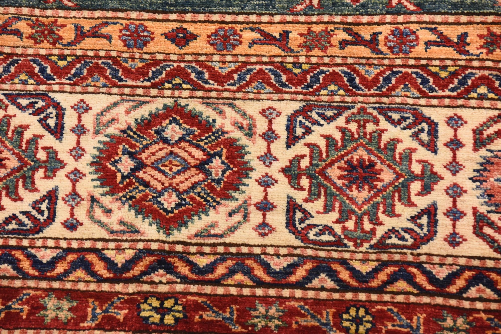 6' 6 x 9' 5 Hand Knotted Kazak Oriental Rug