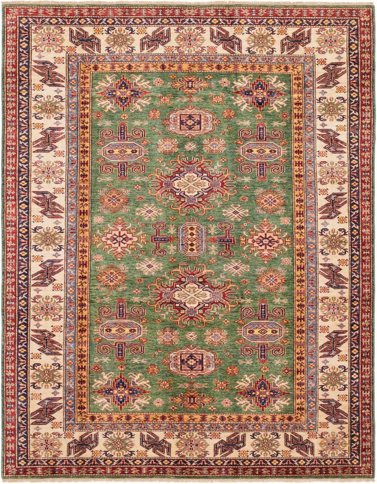Detail image of 6' 8 x 9' 6 Hand Knotted Kazak Oriental Rug