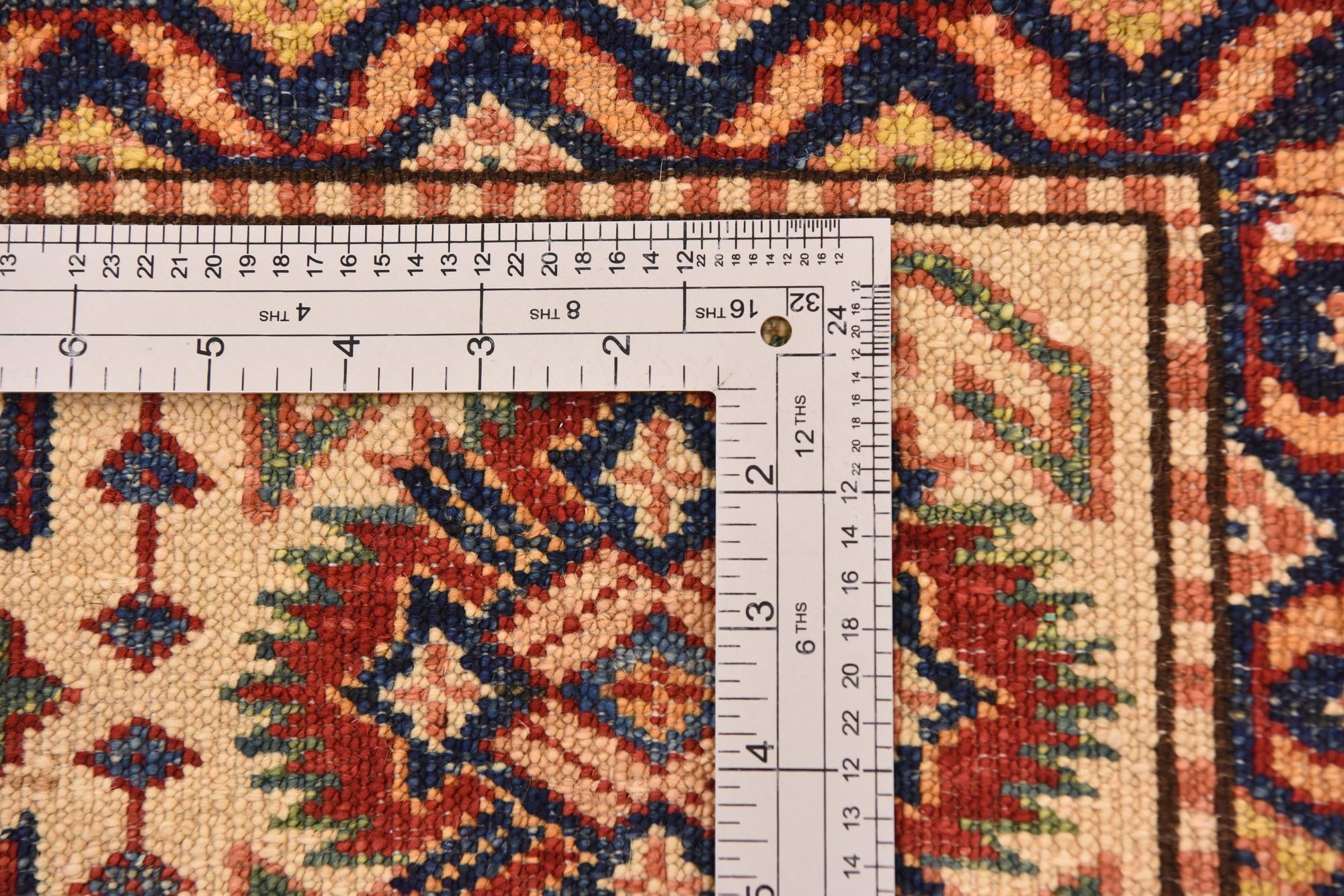 6' 6 x 9' 2 Hand Knotted Kazak Oriental Rug