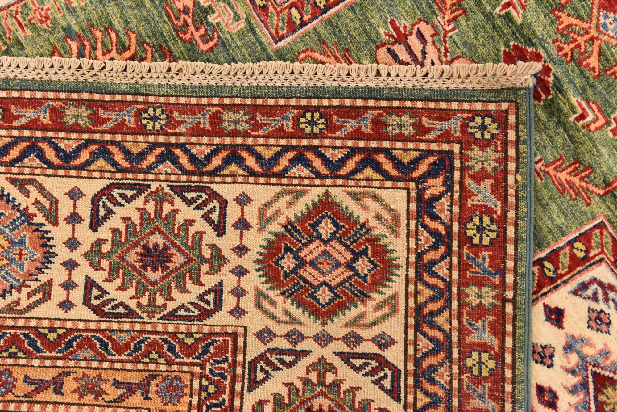 6' 6 x 9' 2 Hand Knotted Kazak Oriental Rug
