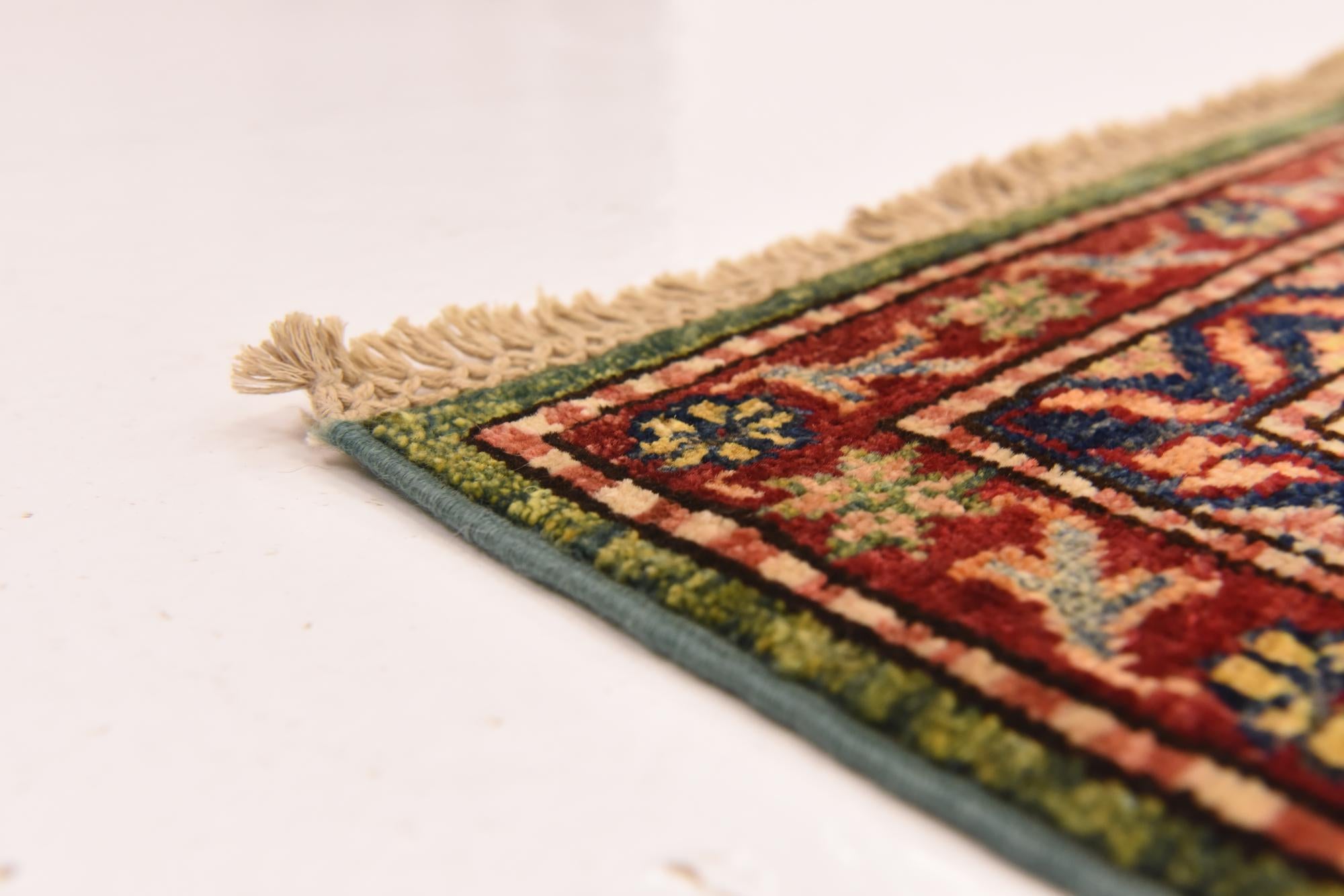 6' 6 x 9' 2 Hand Knotted Kazak Oriental Rug