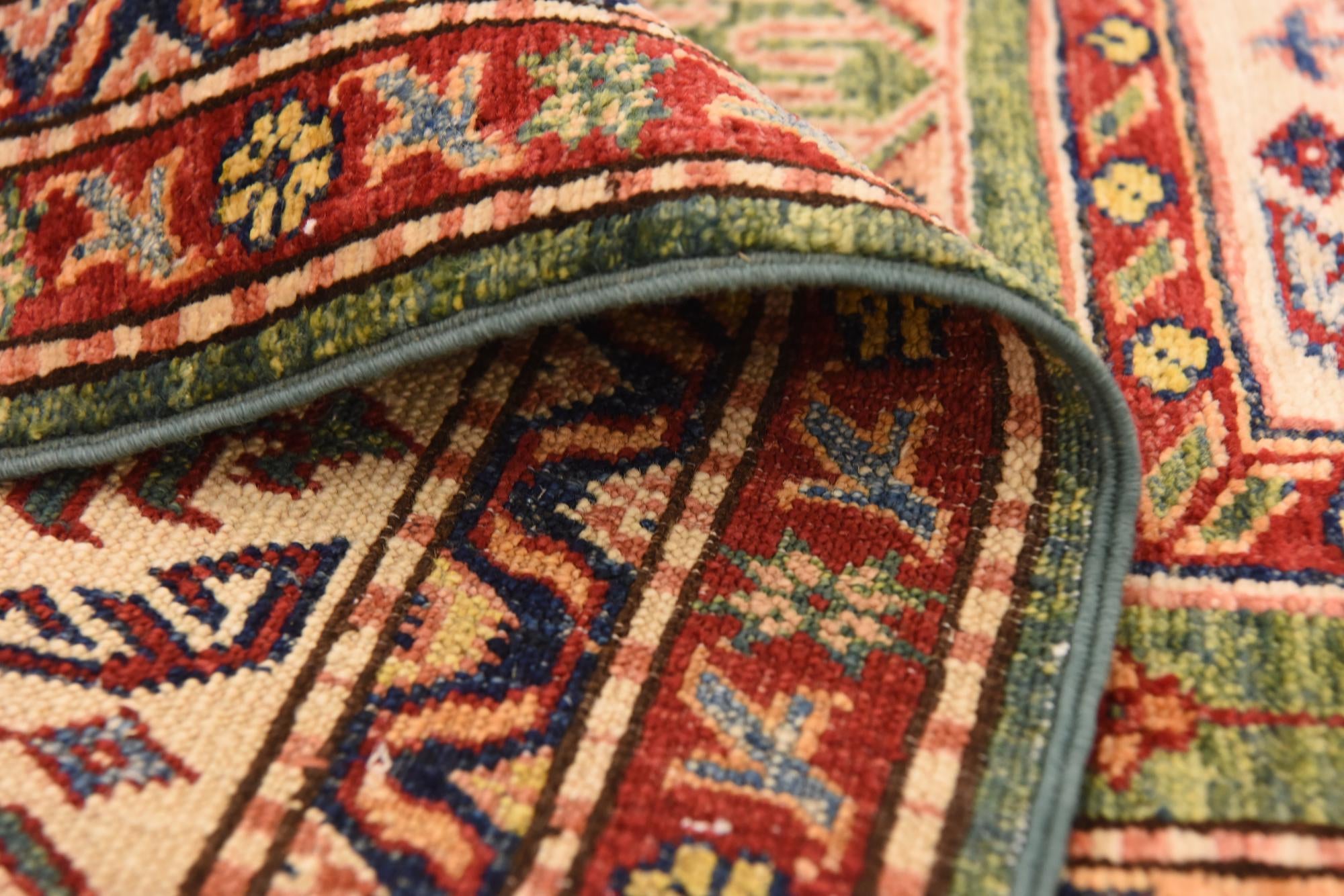 6' 6 x 9' 2 Hand Knotted Kazak Oriental Rug