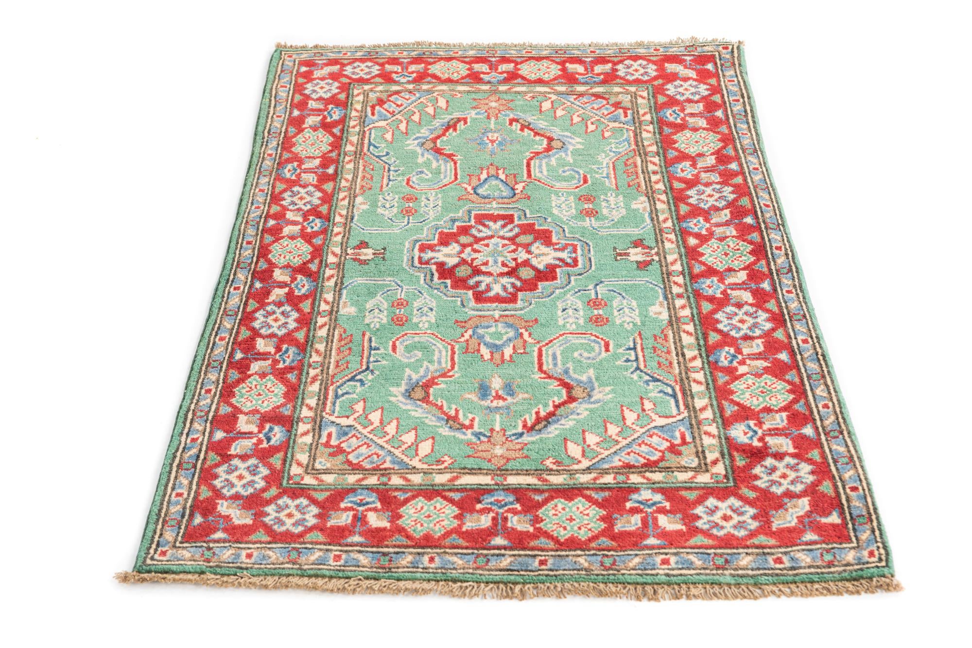 2' 7 x 4' 1 Hand Knotted Kazak Rug