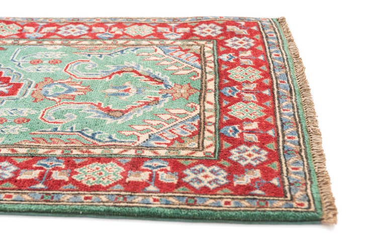 Detail image of 2' 7 x 4' 1 Hand Knotted Kazak Rug