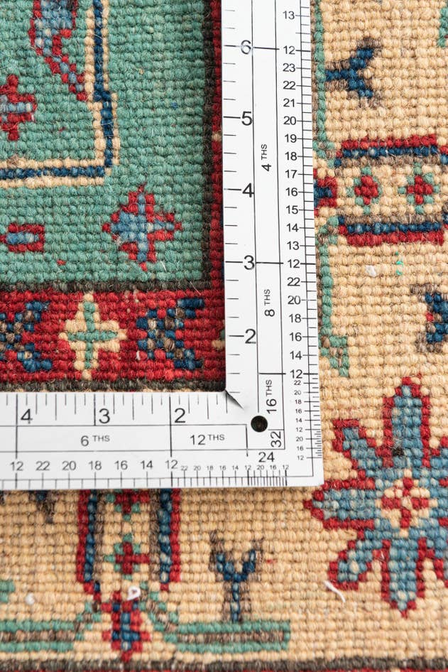 Detail image of 2' 10 x 4' 2 Hand Knotted Kazak Rug