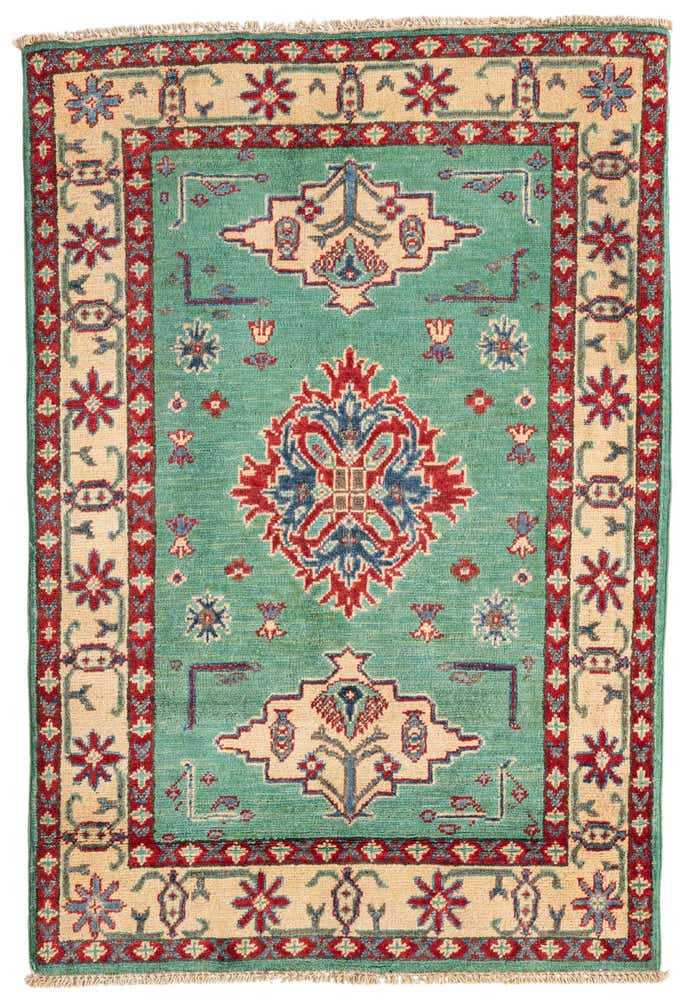 2' 10 x 4' 2 Hand Knotted Kazak Rug