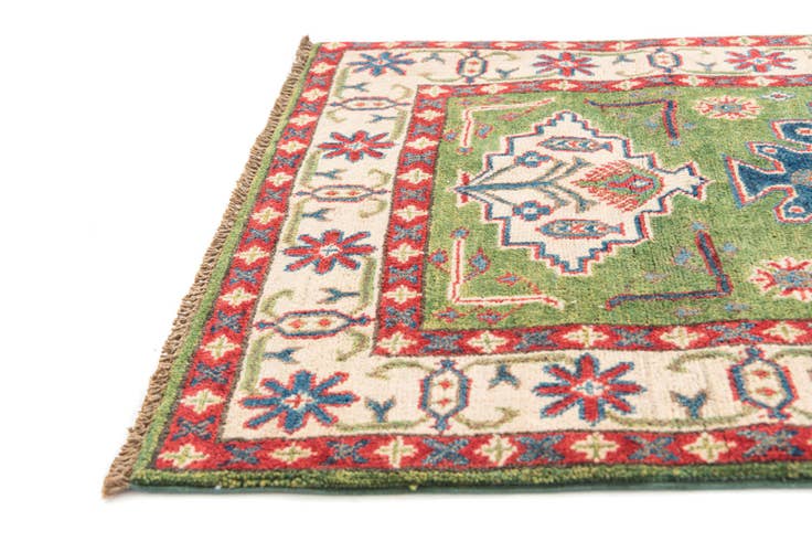 Detail image of 2' 8 x 4' 3 Hand Knotted Kazak Rug