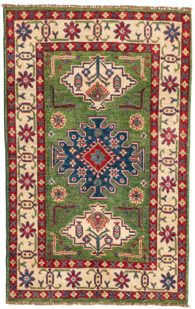 2' 8 x 4' 3 Hand Knotted Kazak Rug