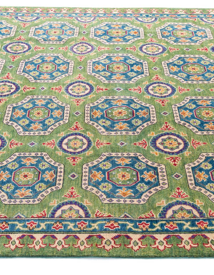 Detail image of 6' 8 x 9' 10  Hand Knotted Kazak Rug