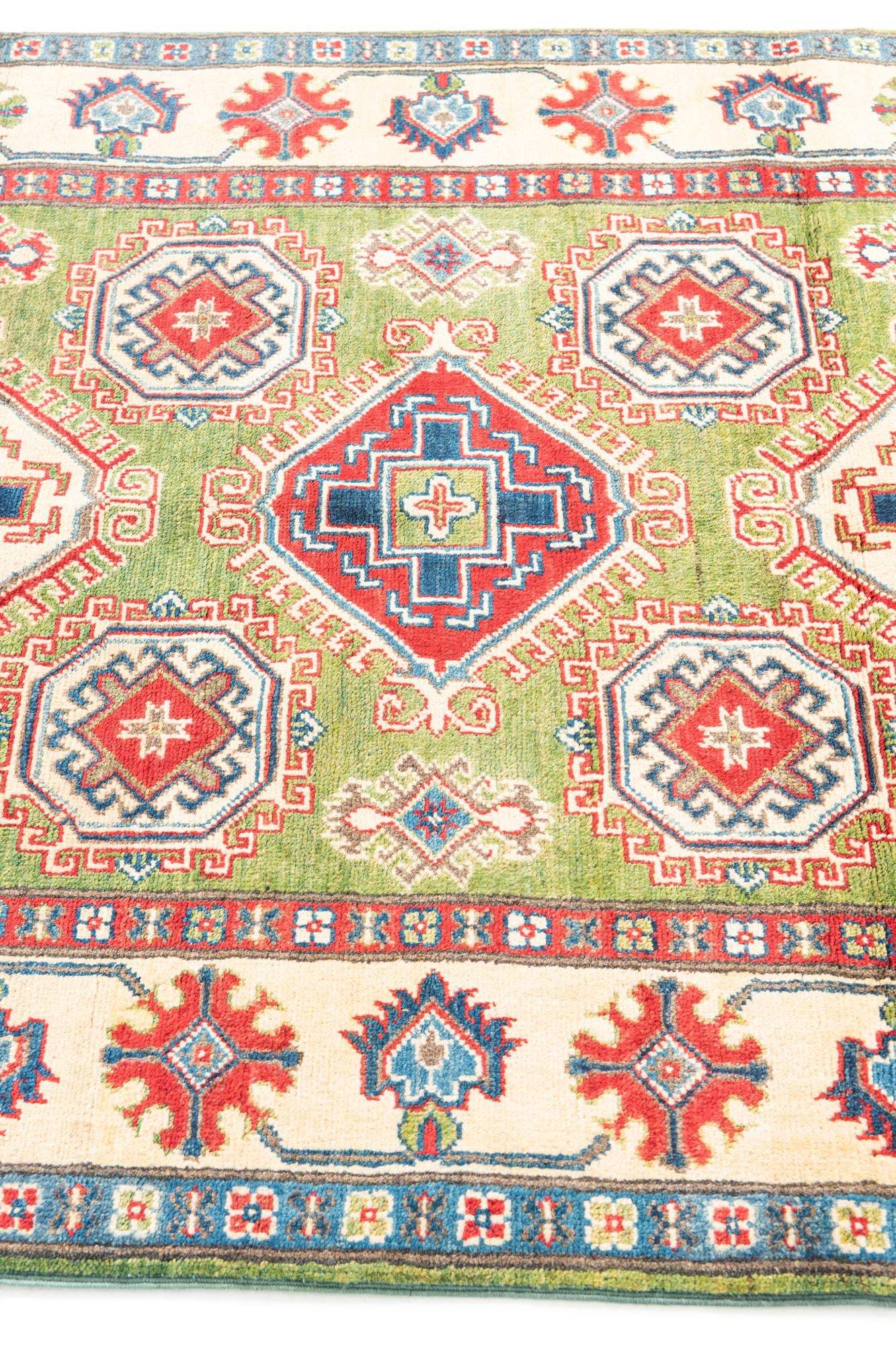 4' x 6' Hand Knotted Kazak Rug