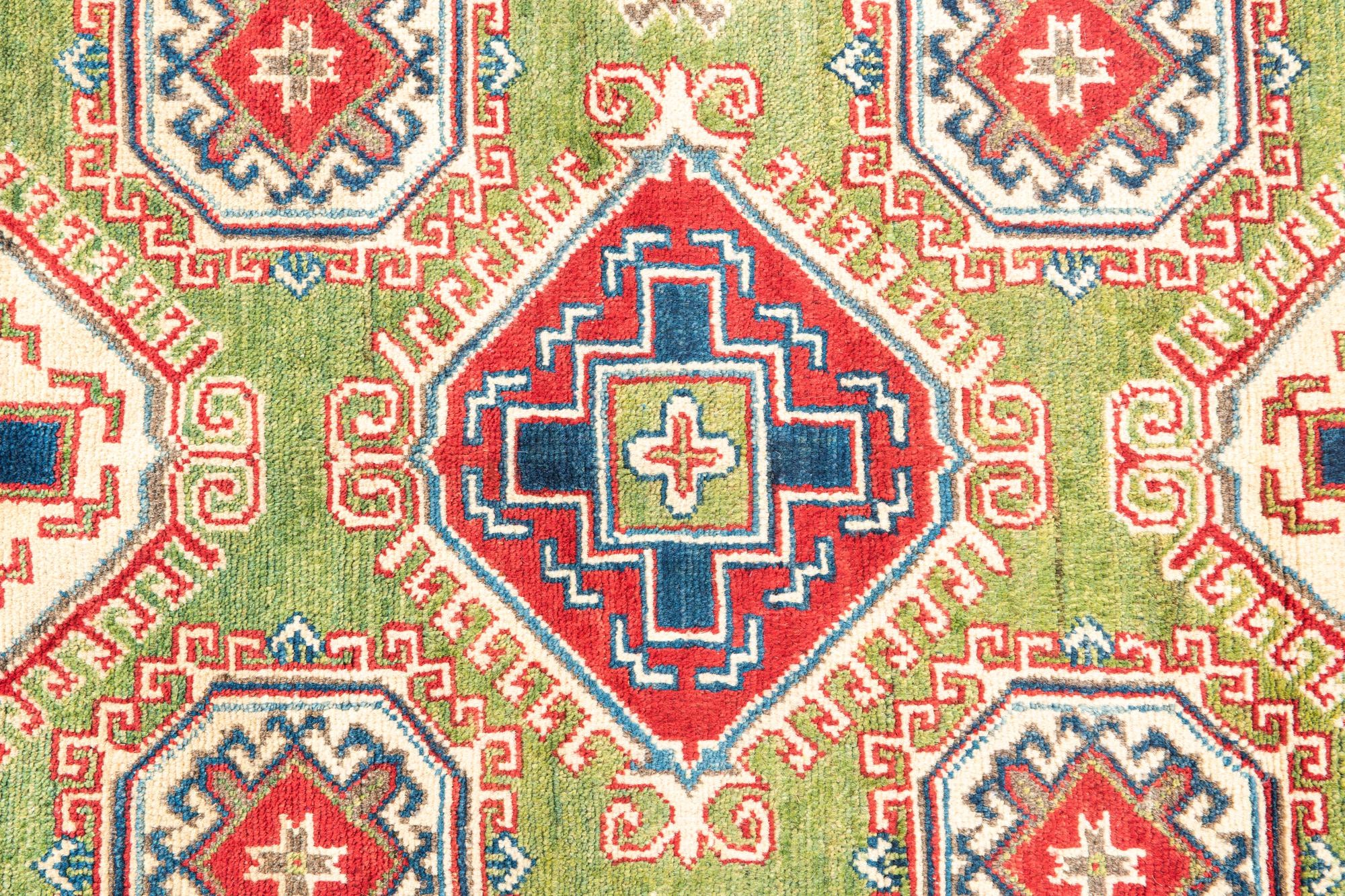 4' x 6' Hand Knotted Kazak Rug