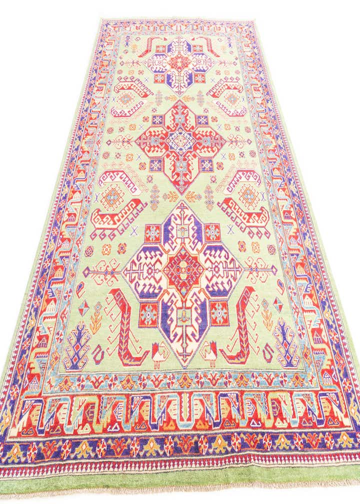 6' 8 x 10' Hand Knotted Kazak Rug