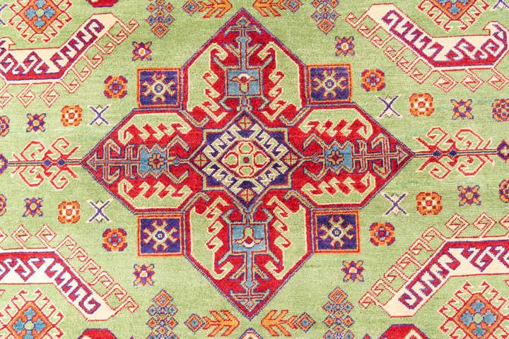 6' 8 x 10' Hand Knotted Kazak Rug