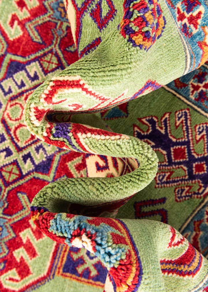 6' 8 x 10' Hand Knotted Kazak Rug