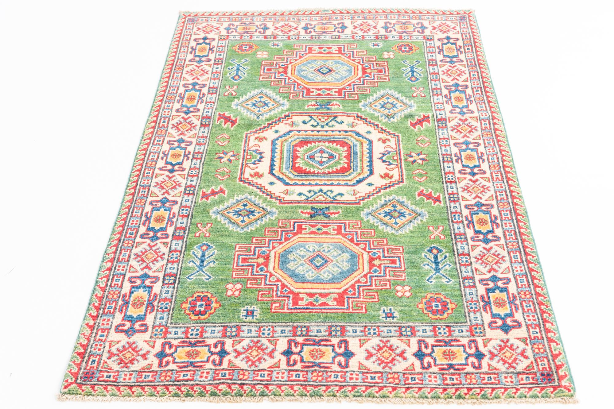 3' 3 x 5' 1 Hand Knotted Kazak Rug