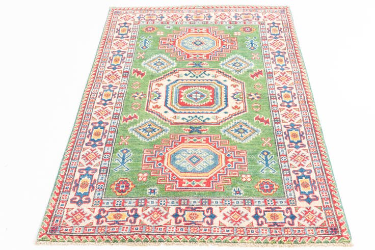 Detail image of 3' 3 x 5' 1 Hand Knotted Kazak Rug