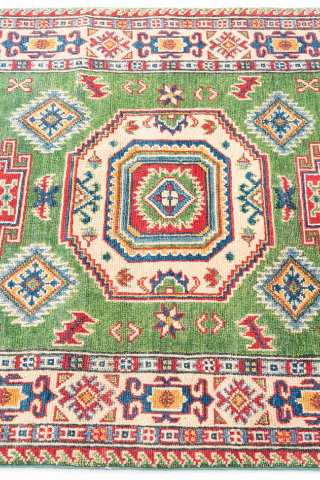 Detail image of 3' 3 x 5' 1 Hand Knotted Kazak Rug