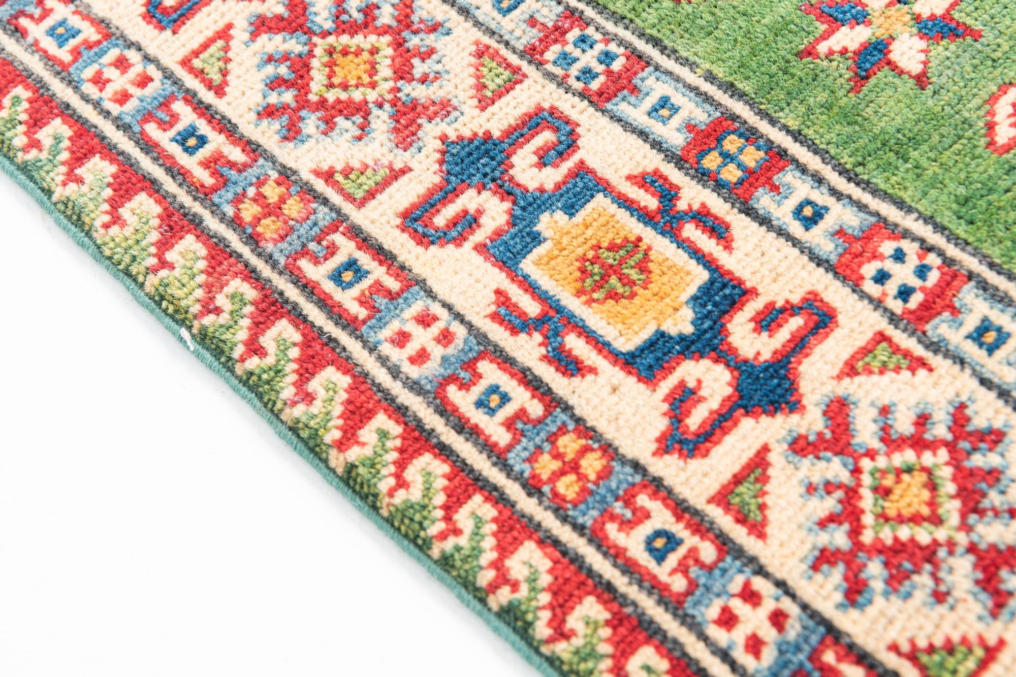 3' 3 x 5' 1 Hand Knotted Kazak Rug
