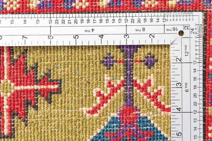 4' x 6' 2 Hand Knotted Kazak Rug