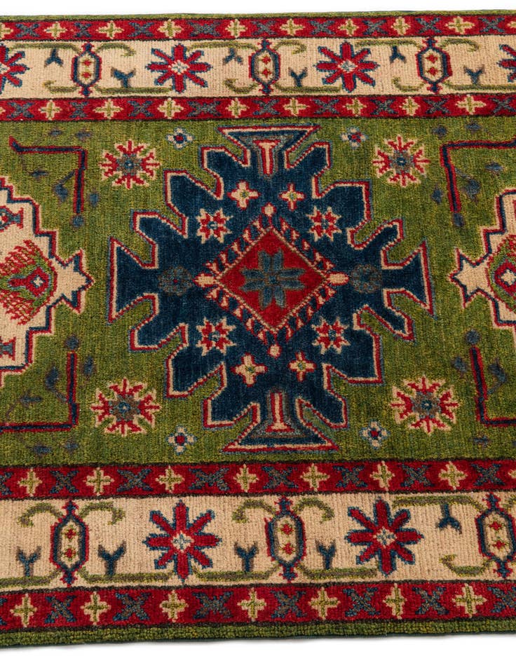 Detail image of 2' 10 x 4'  Hand Knotted Kazak Rug