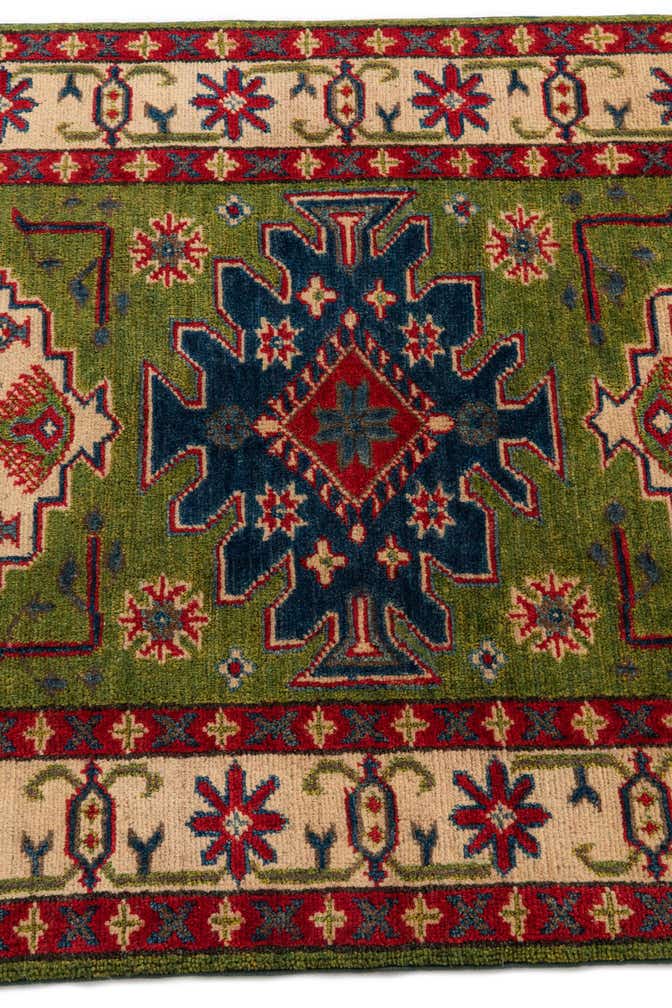 2' 10 x 4' Hand Knotted Kazak Rug