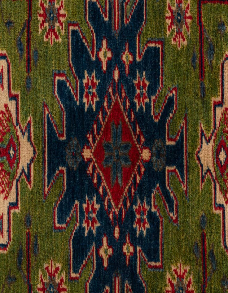 Detail image of 2' 10 x 4'  Hand Knotted Kazak Rug