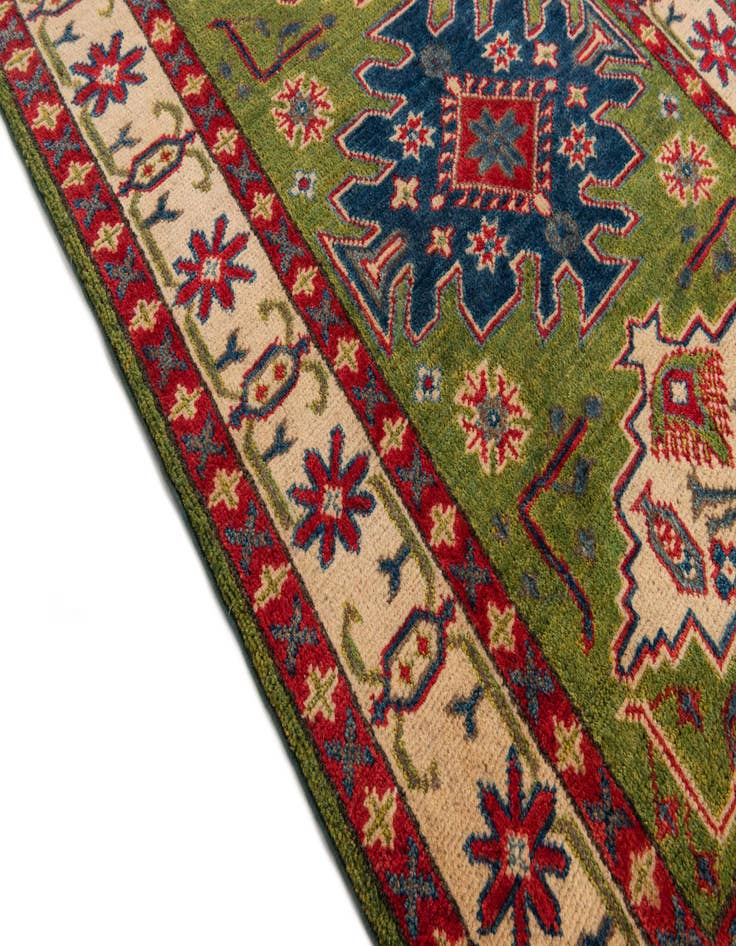 Detail image of 2' 10 x 4'  Hand Knotted Kazak Rug