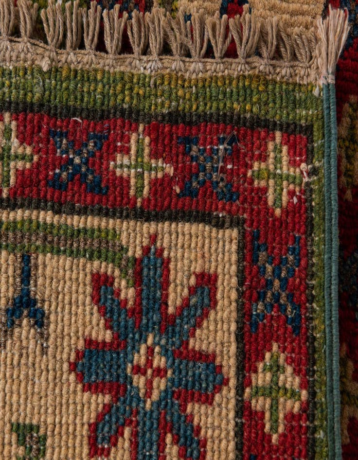 Detail image of 2' 10 x 4'  Hand Knotted Kazak Rug