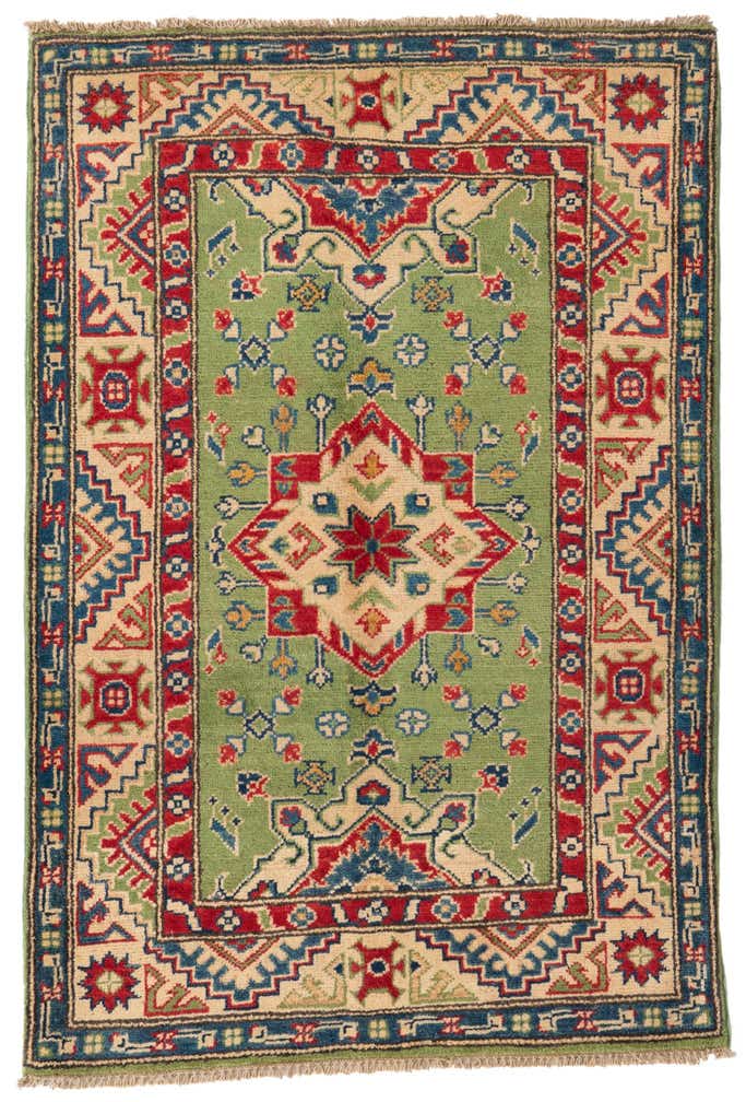 2' 9 x 4' 2 Hand Knotted Kazak Rug
