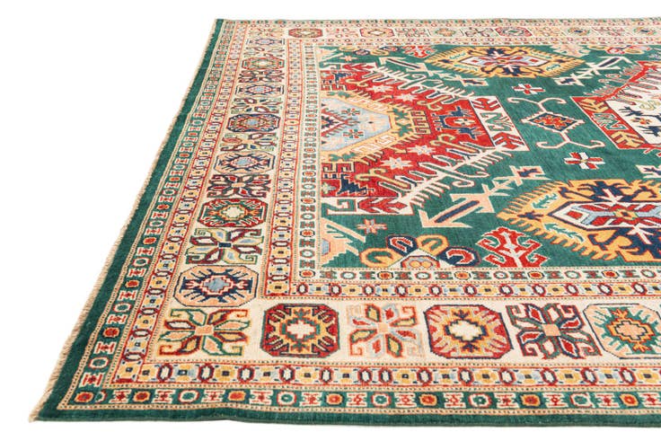 Detail image of 8' 3 x 11' 4 Hand Knotted Kazak Rug