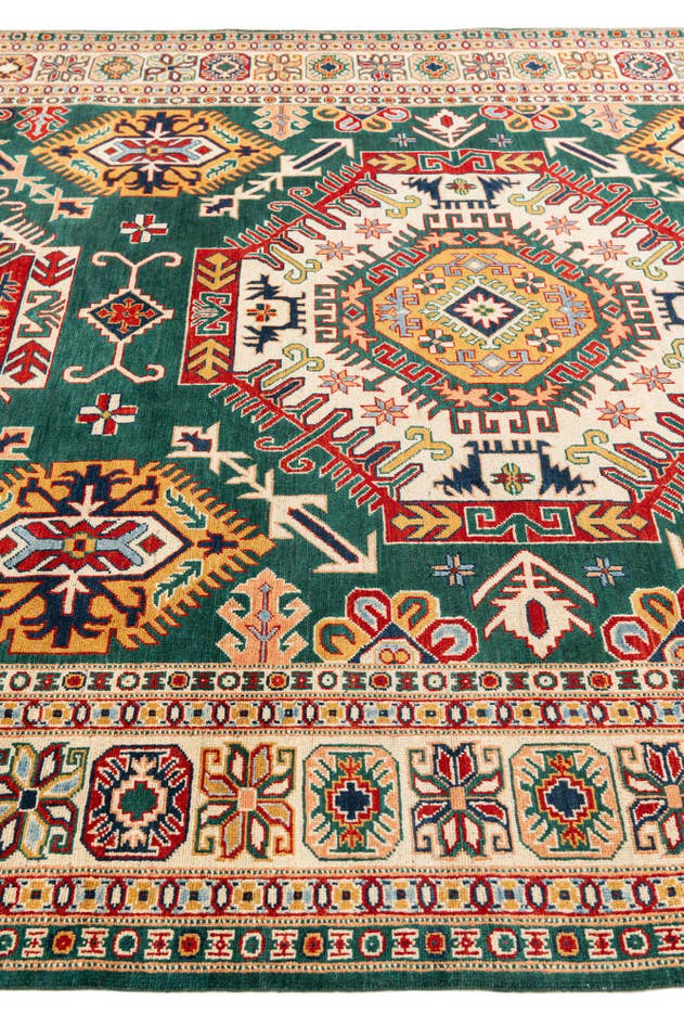 Detail image of 8' 3 x 11' 4 Hand Knotted Kazak Rug