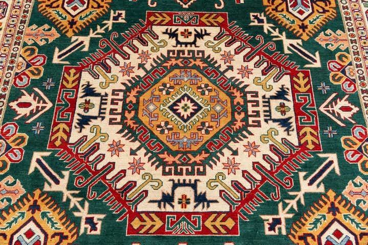 8' 3 x 11' 4 Hand Knotted Kazak Rug