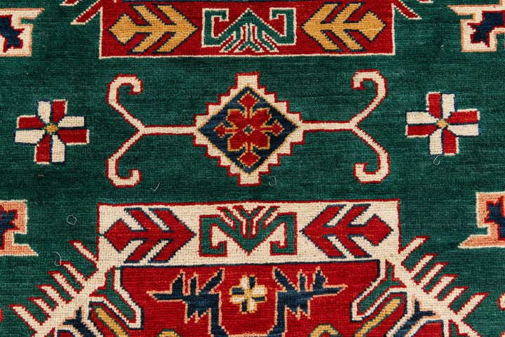 8' 3 x 11' 4 Hand Knotted Kazak Rug