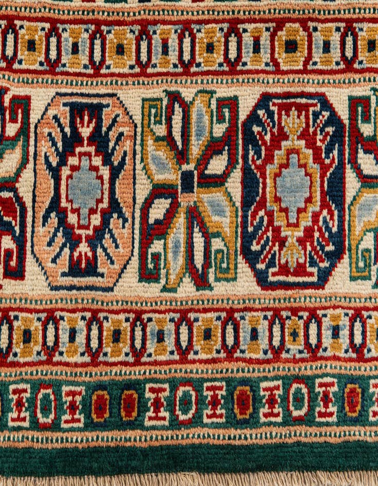 Detail image of 8' 3 x 11' 4  Hand Knotted Kazak Rug