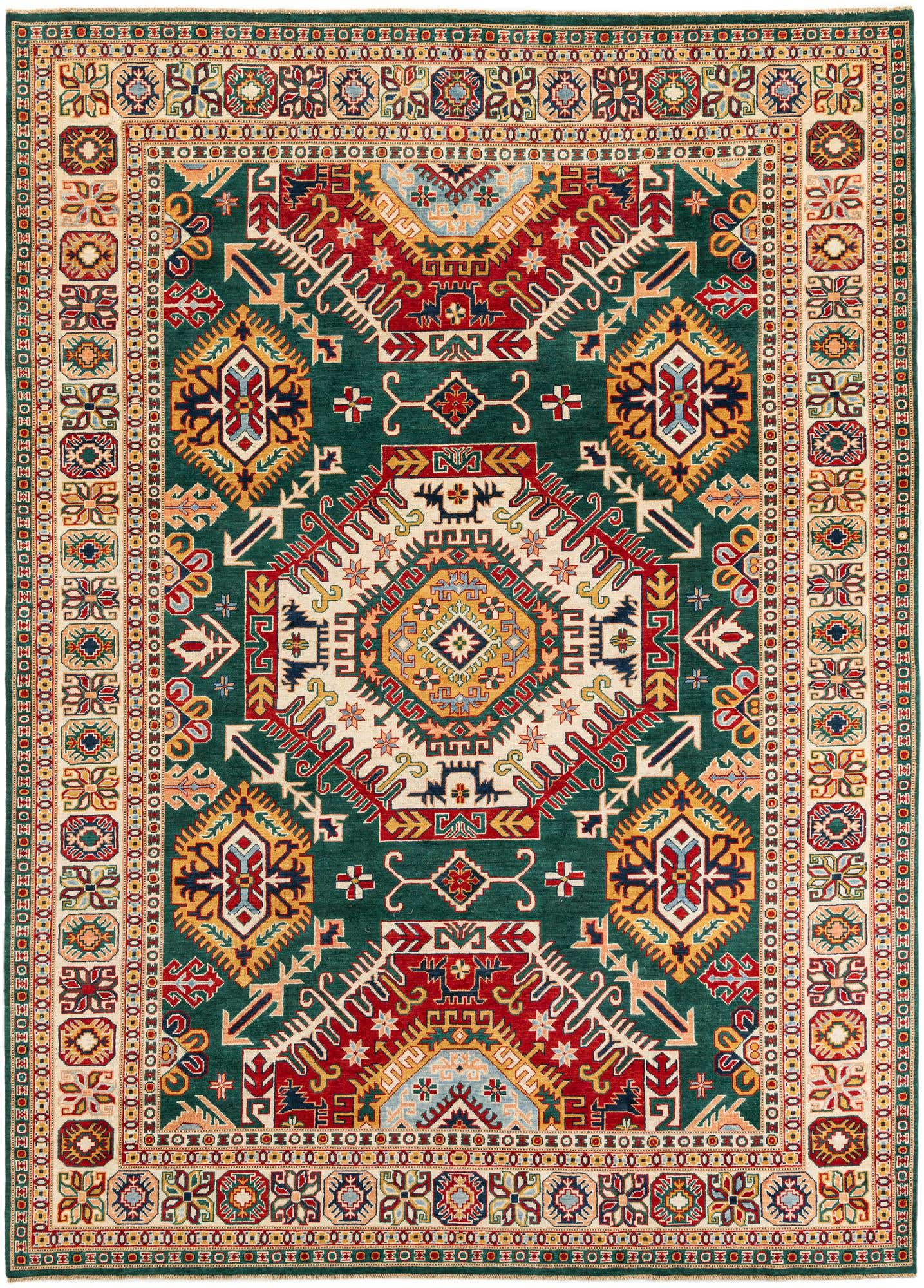 8' 3 x 11' 4 Hand Knotted Kazak Rug
