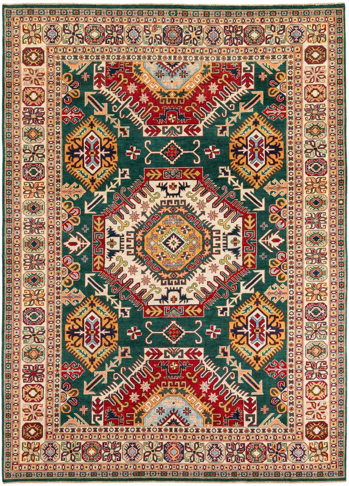 8' 3 x 11' 4 Hand Knotted Kazak Rug