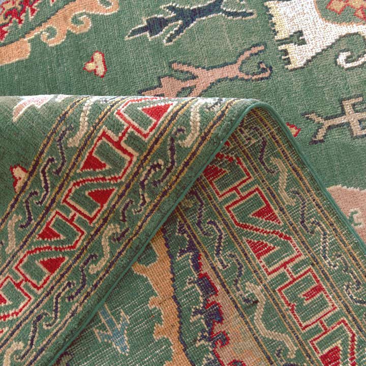 5' 9 x 7' 9 Hand Knotted Kazak Rug
