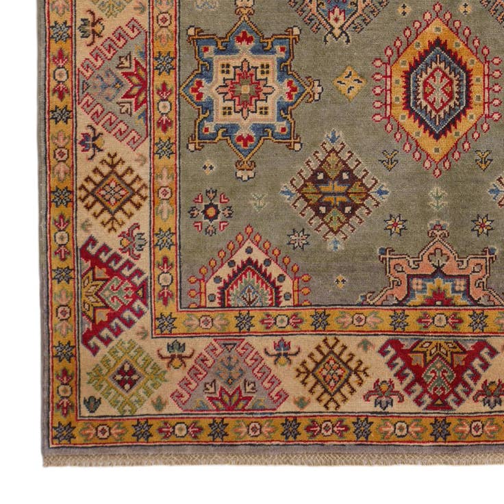 Detail image of 5' 8 x 8' 1 Hand Knotted Kazak Rug