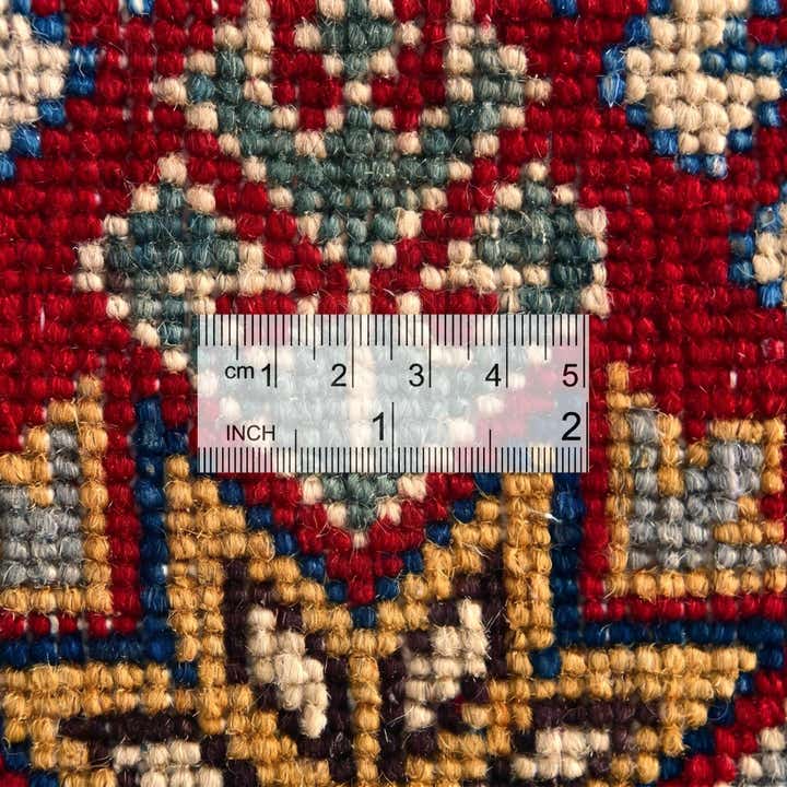 5' 8 x 8' 1 Hand Knotted Kazak Rug