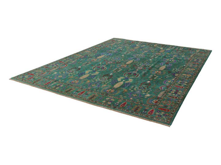 7' 10 x 9' 8 Hand Knotted Kazak Rug